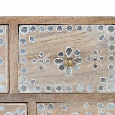 Tables de nuit - Table de nuit réalisée à la main en bois de manguier - GINER Y COLOMER