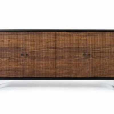 Sideboards - Rosewood and mango wood plus metal sideboard - GINER Y COLOMER
