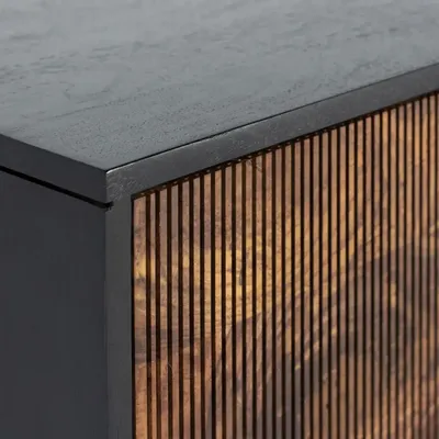 Consoles - Console en bois palissandre et manguier avec métal - GINER Y COLOMER