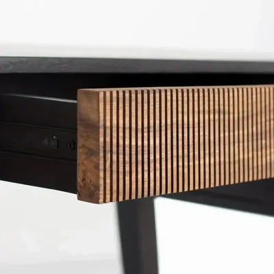 Desks - Rosewood and mango wood desk plus metal - GINER Y COLOMER