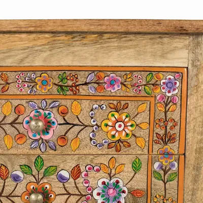 Tables de nuit - Table de nuit avec 4 tiroirs en bois de manguier - GINER Y COLOMER