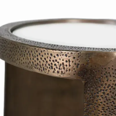 Coffee tables - Iron corner side table - GINER Y COLOMER