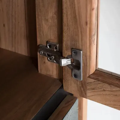 Sideboards - Handcrafted sideboard in acacia wood 110cm - GINER Y COLOMER