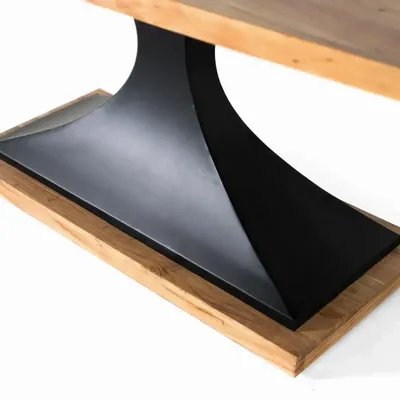 Tables Salle à Manger - Table à manger en manguier et pieds métal 200cm - GINER Y COLOMER