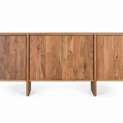 Buffets - Buffet fabriqué à la main en bois d'acacia 170cm - GINER Y COLOMER