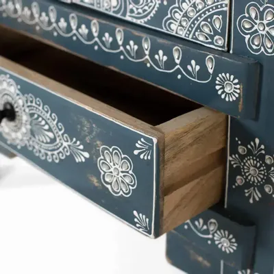 Commodes - Meuble d'appoint en bois de manguier et MDF peint à la main - GINER Y COLOMER