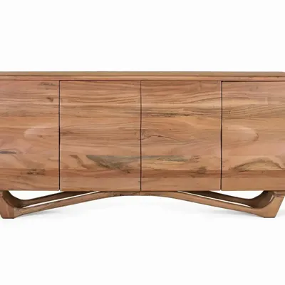 Sideboards - Handcrafted sideboard in acacia wood 170cm - GINER Y COLOMER