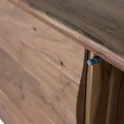 Sideboards - Handcrafted sideboard in acacia wood 140cm - GINER Y COLOMER