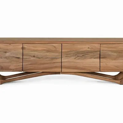 Meubles TV - Meuble TV fabriqué à la main en bois d'acacia 170cm - GINER Y COLOMER