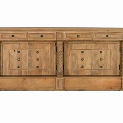 Buffets - Buffet avec 4 tiroirs et 4 portes en bois de manguier - GINER Y COLOMER