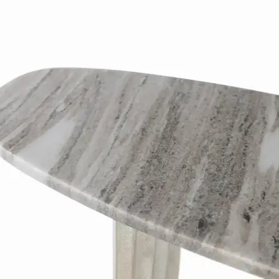 Console table - Console with oval marble top - GINER Y COLOMER