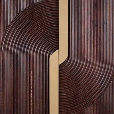 Sideboards - Bar cabinet in mango wood and metal - GINER Y COLOMER