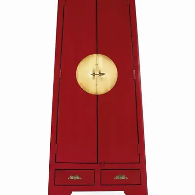 Armoires - Armoire avec 2 portes et 2 tiroirs en bois de manguier - GINER Y COLOMER