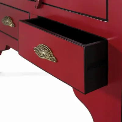 Wardrobe - Wardrobe with 2 doors and 2 drawers in mango wood - GINER Y COLOMER