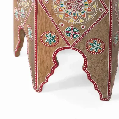 Tabourets - Tabouret en bois de manguier peint à la main - GINER Y COLOMER