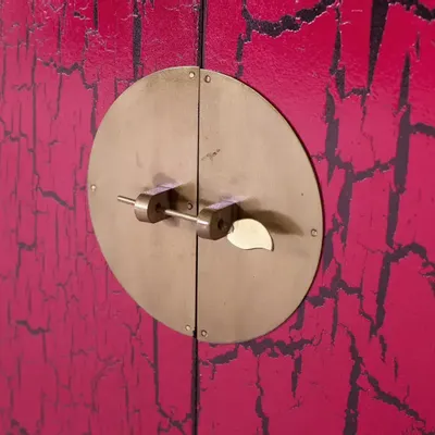 Sideboards - Handmade Japanese-style red sideboard - GINER Y COLOMER