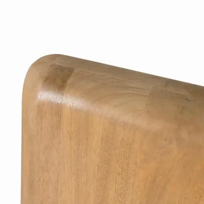 Lits - Tête de lit en bois de manguier avec bords demi-ronds - GINER Y COLOMER