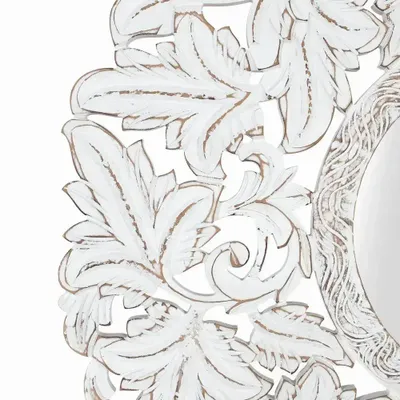 Miroirs - Miroir rond sculpté à la main de 120 cm de diamètre - GINER Y COLOMER