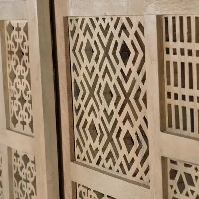 Sideboards - Showcase in teak wood and natural-colored metal legs - GINER Y COLOMER