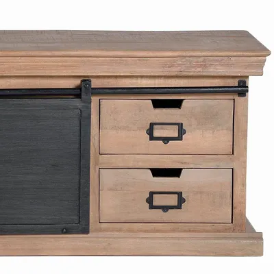 Meubles TV - Meuble tv style industriel avec aluminium - GINER Y COLOMER