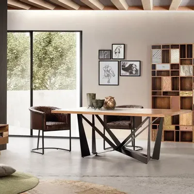 Meubles TV - Meuble TV en manguier noyer clair - GINER Y COLOMER