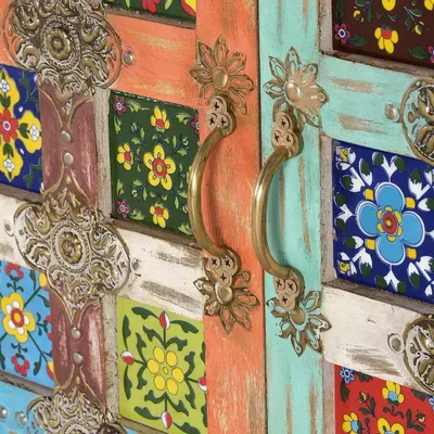 Sideboards - Natural mango wood sideboard - GINER Y COLOMER