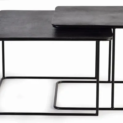 Coffee tables - Coffee table with bronze top and metal legs - GINER Y COLOMER