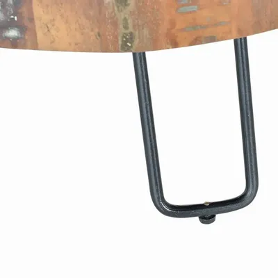 Tables basses - Table basse en bois recyclé et pieds en métal - GINER Y COLOMER