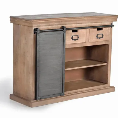 Sideboards - Sideboard in mango wood and metal - GINER Y COLOMER