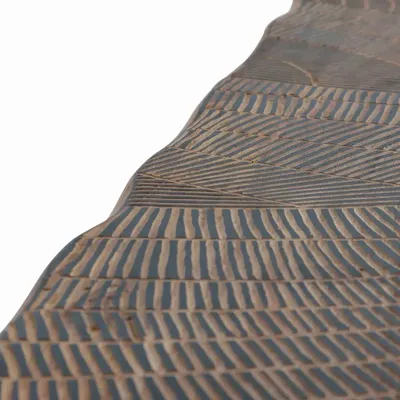 Dining Tables - Dining table in natural acacia wood and metal legs - GINER Y COLOMER