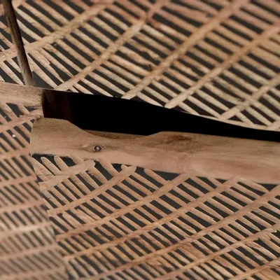 Buffets - Buffet en bois d'acacia et pieds en métal couleur naturelle - GINER Y COLOMER