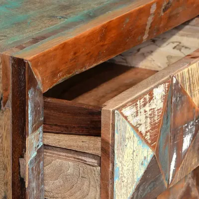 Chests of drawers - Exclusive chest of drawers in multicolored recycled wood - GINER Y COLOMER
