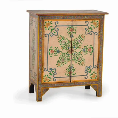 Chests of drawers - Mango wood side furniture with details - GINER Y COLOMER