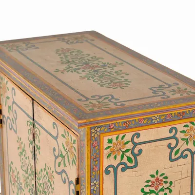 Commodes - Meuble d'appoint en bois de manguier avec détails - GINER Y COLOMER