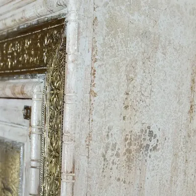 Boîtes de rangement  - Coffret en manguier blanc vieilli craquelé - GINER Y COLOMER