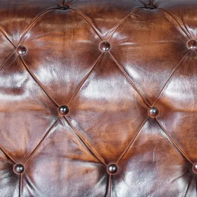 Sofas - Quilted brown leather Chester sofa - GINER Y COLOMER