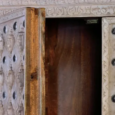 Armoires - Armoire en bois de manguier finition naturelle - GINER Y COLOMER