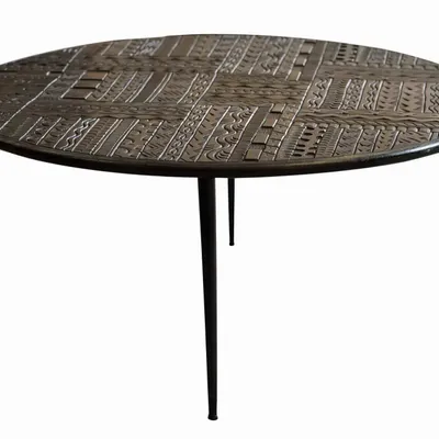 Coffee tables - Coffee table in mango wood and metal legs - GINER Y COLOMER