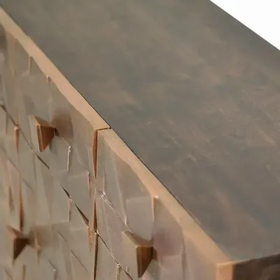 Buffets - Buffet en bois de manguier et bronze brun foncé - GINER Y COLOMER