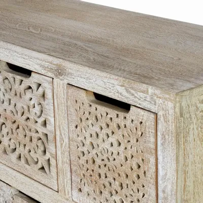 Commodes - Commode en manguier blanc vieilli - GINER Y COLOMER