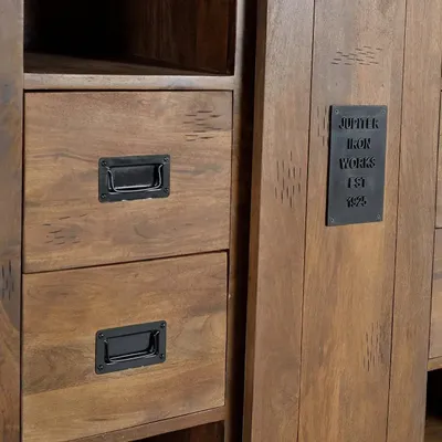 Sideboards - Mango wood and metal dresser - GINER Y COLOMER