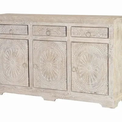 Buffets - Buffet en manguier blanc vieilli - GINER Y COLOMER