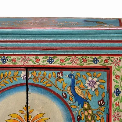 Tables de nuit - Table de chevet en bois de manguier multicolore - GINER Y COLOMER