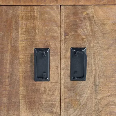 Sideboards - Mango wood and metal sideboard - GINER Y COLOMER