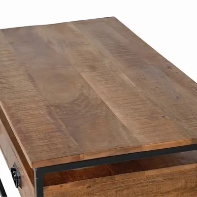 Coffee tables - Mango wood and metal coffee table - GINER Y COLOMER