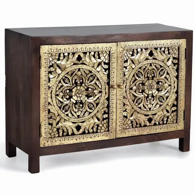 Buffets - Buffet 2 portes en bois de manguier - GINER Y COLOMER