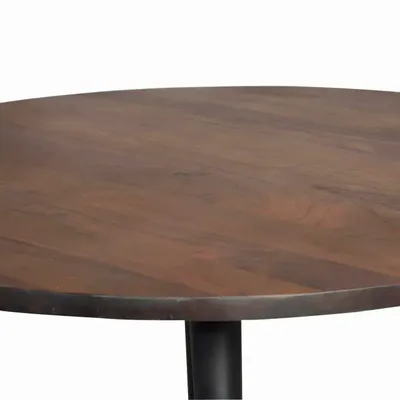 Dining Tables - Acacia wood dining table and metal legs - GINER Y COLOMER
