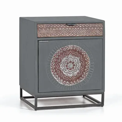 Coffee tables - Mango wood coffee table and metal legs - GINER Y COLOMER