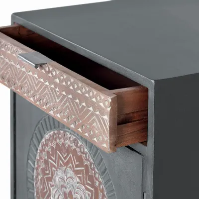 Coffee tables - Mango wood coffee table and metal legs - GINER Y COLOMER