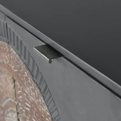 Chests of drawers - Mango wood chest of drawers and gray and brown metal legs - GINER Y COLOMER